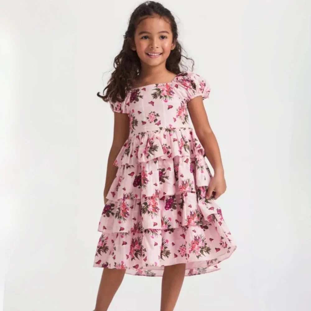 LoveShackFancy Girls Pascalino Heirloom Bouquet Dress Size 12 Years